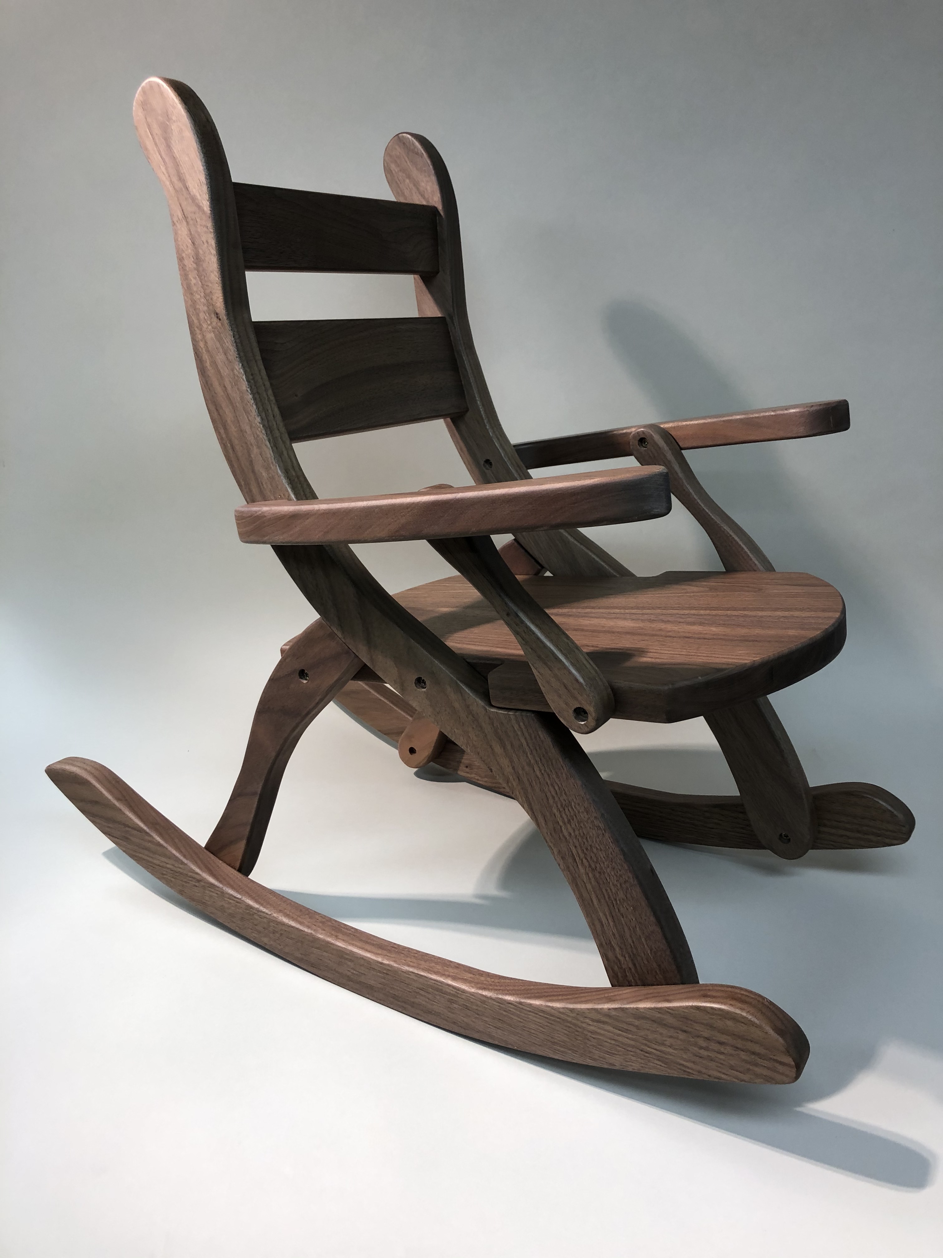 Children’s Walnut Rocking Chair Build | Dream Works Wood Shop